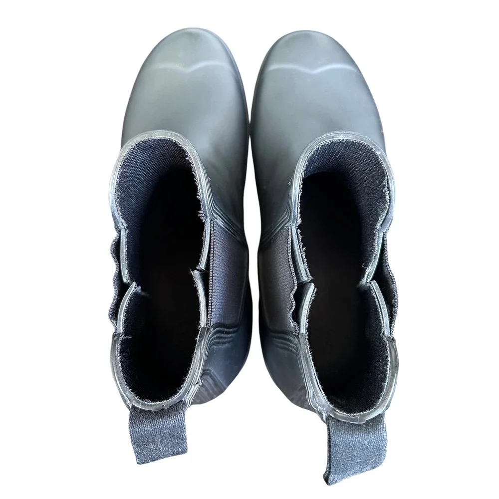 Hunter Original Chelsea Matte Black Waterproof Rain Boot Mens 10 Womens 11.5